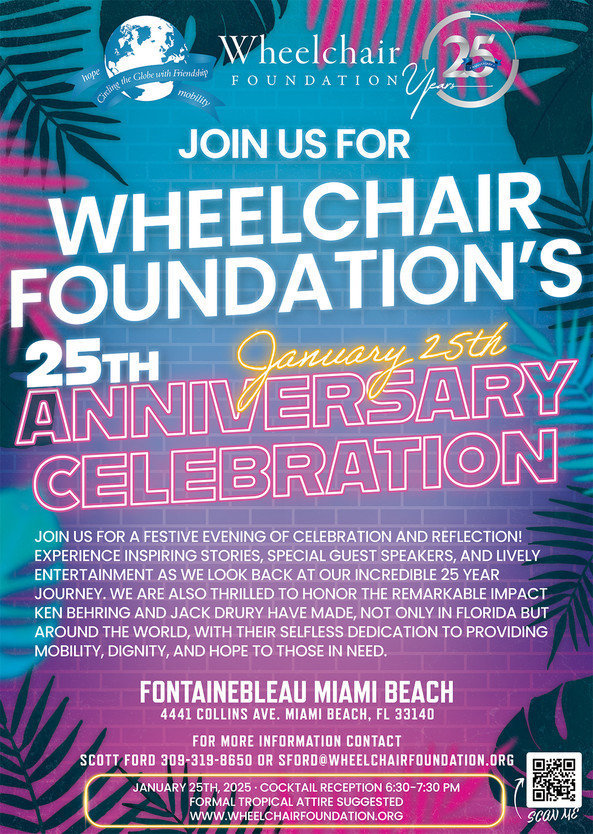 Miami 25th Anniversary Flyer